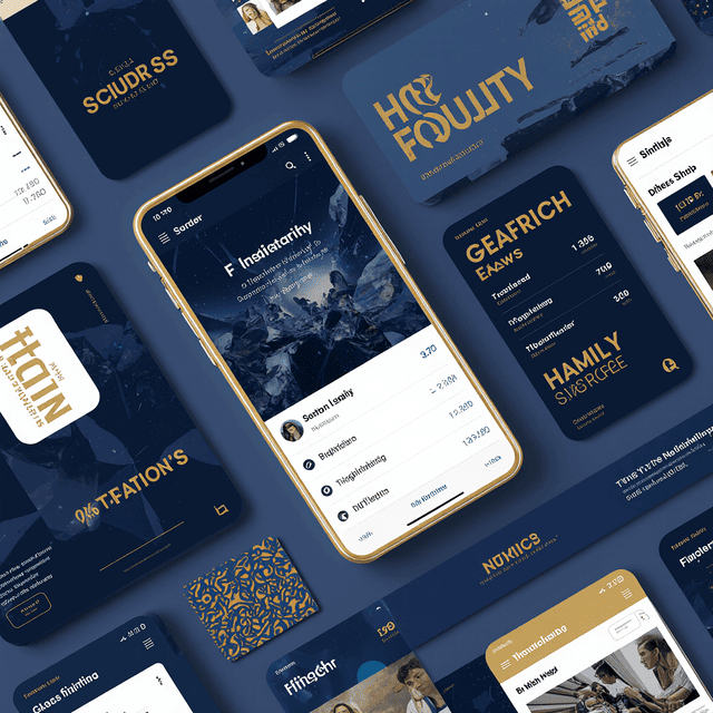 moodboard для мобильного приложения