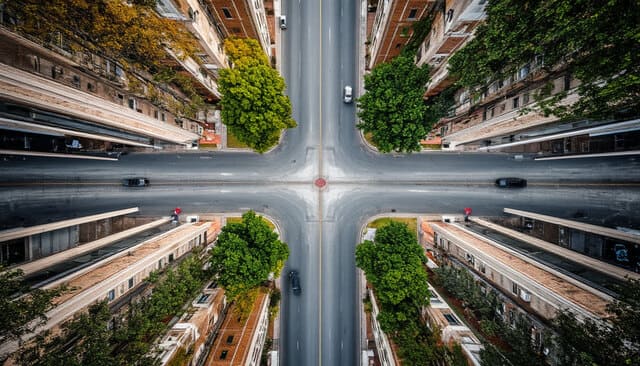 вид с высоты птичьего полета